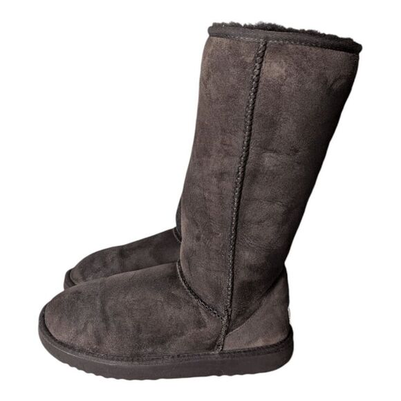 UGG Classic Tall "Chocolate Brown" Winter Boot Size 7 - Picture 2 of 7
